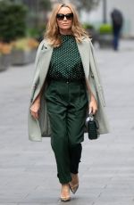 AMANDA HOLDEN Leaves Global Studios in London 04/29/2021
