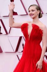 AMANDA SEYFRIED at 93rd Annual Academy Awards in Los Angeles 04/25/2021