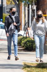 AMANDA SEYFRIED at Gracias Madre in West Hollywood 04/27/2021