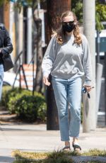 AMANDA SEYFRIED at Gracias Madre in West Hollywood 04/27/2021