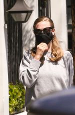 AMANDA SEYFRIED at Gracias Madre in West Hollywood 04/27/2021