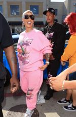 AMBER ROSE Arrives at a Pop-up Shop in Los Angeles 04/16/2021