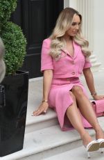 AMBER TURNER at a Photoshoot for Envy Shoes Collection in London 04/08/2021