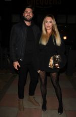 AMBER TURNER on the Set of The Only Way is Essex 01/14/2021