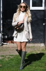 AMBER TURNER on the Set of The Only Way is Essex 04/06/2021