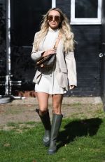AMBER TURNER on the Set of The Only Way is Essex 04/06/2021