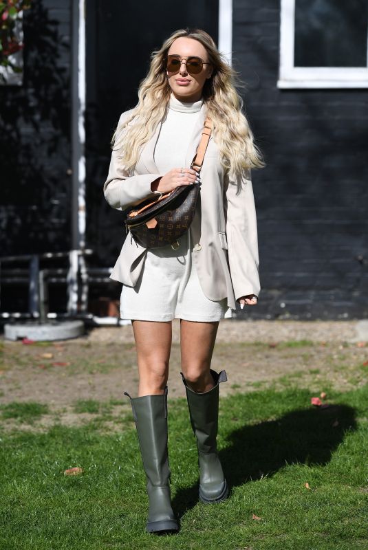 AMBER TURNER on the Set of The Only Way is Essex 04/06/2021