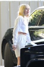 AMELIA and DELILAH HAMLIN at Her Home in West Hollywood 04/01/2021