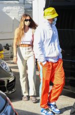 AMELIA HAMLIN and Scott Disick at Meche Salon in Beverly Hills 04/20/2021