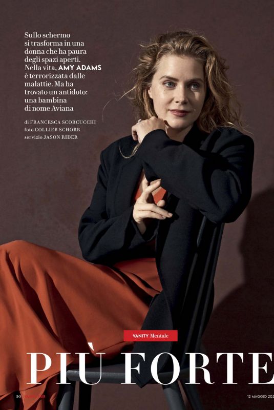 AMY ADAMS in Vanity Fair Magazine, Italy May 2021