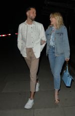 AMY HART Night Out in London 04/26/2021