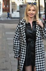 AMY HART Out for Lunch in London 04/25/2021