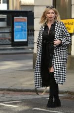 AMY HART Out for Lunch in London 04/25/2021