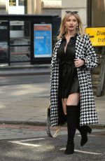 AMY HART Out for Lunch in London 04/25/2021