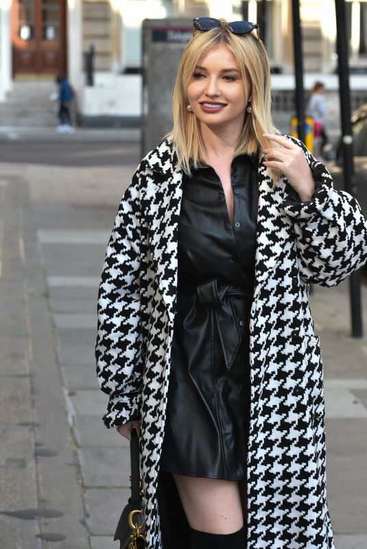AMY HART Out for Lunch in London 04/25/2021