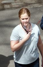 AMY SCHUMER on the Set of Life & Beth in New York 04/28/2021