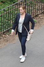 AMY SCHUMER on the Set of Life & Beth in New York 04/28/2021