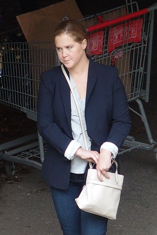 AMY SCHUMER on the Set of Life & Beth in New York 04/28/2021