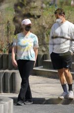 AMY SCHUMER out with Friend at Central Park in New York 04/04/2021