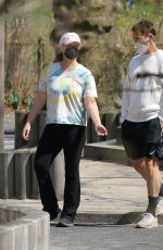 AMY SCHUMER out with Friend at Central Park in New York 04/04/2021