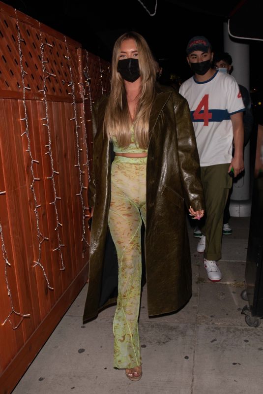 ANASTASIA KARANIKOLAOU at Nice Guy in West Hollywood 04/22/2021