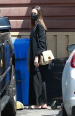 ANGELINA JOLIE Out Shopping for Flowers in Los Feliz 04/15/2021