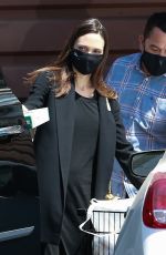 ANGELINA JOLIE Out Shopping for Flowers in Los Feliz 04/15/2021
