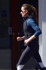 ANNA ELISABET EBERSTEIN Out Jogging in Chelsea 04/26/2021