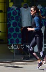 ANNA ELISABET EBERSTEIN Out Jogging in Chelsea 04/26/2021