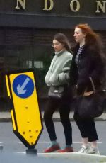 ANNA ERMAKOVA Out with Friend in London 04/10/2021