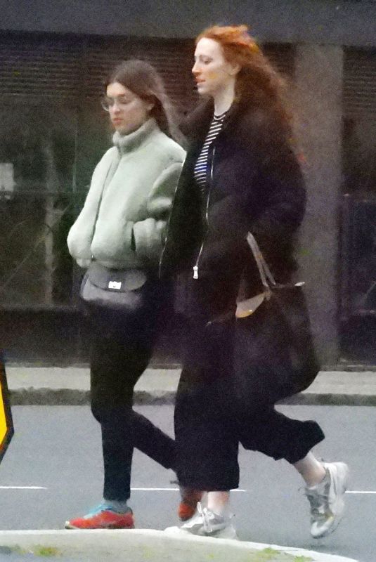 ANNA ERMAKOVA Out with Friend in London 04/10/2021
