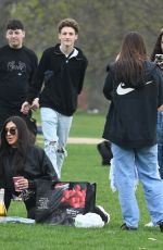 ANNA VAKILI Out with Friend in London 03/31/2021