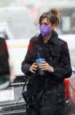 ANNE HATHAWAY Out and About in New York 04/15/2021