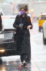 ANNE HATHAWAY Out and About in New York 04/15/2021
