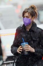 ANNE HATHAWAY Out and About in New York 04/15/2021
