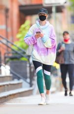 ANNE VYALITSYNA Heading to a Gym in New York 04/21/2021