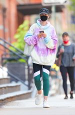 ANNE VYALITSYNA Heading to a Gym in New York 04/21/2021