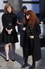 ANNIE MURPHY, CHLOE SEVIGNY and NATASHA LYONNE on the Set of Russian Doll in New York 04/19/2021