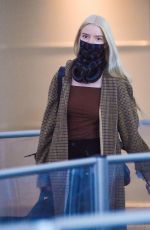 ANYA TAYLOR-JOY at JFK Airport in New York 04/24/2021