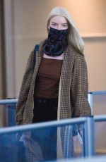 ANYA TAYLOR-JOY at JFK Airport in New York 04/24/2021