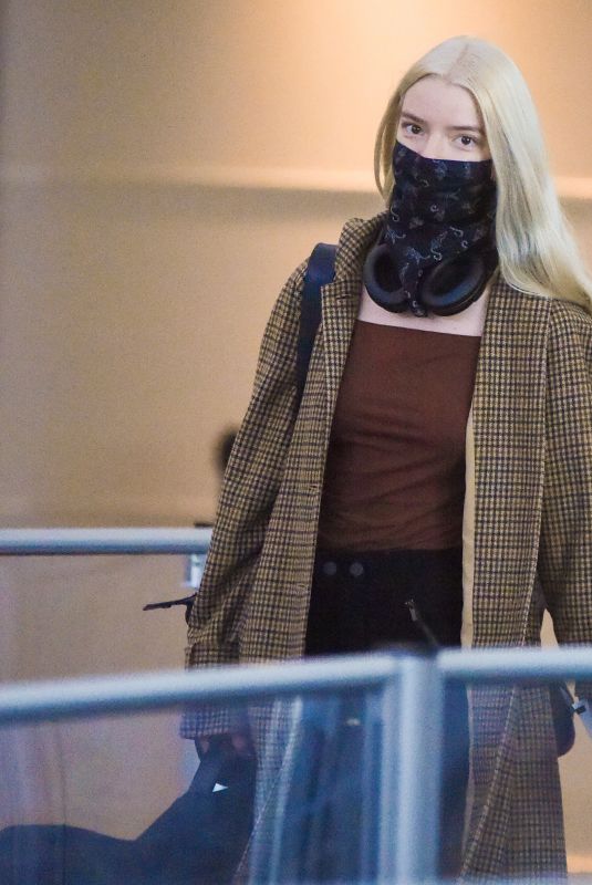 ANYA TAYLOR-JOY at JFK Airport in New York 04/24/2021