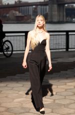 ANYA TAYLOR-JOY on the Set of a Photoshoot in New York 04/14/2021