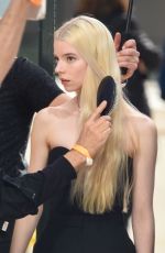 ANYA TAYLOR-JOY on the Set of a Tiffany Photoshoot in New York 04/13/2021
