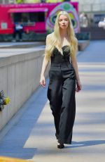 ANYA TAYLOR-JOY on the Set of a Tiffany Photoshoot in New York 04/13/2021