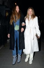 ARABELLA CHI and LORNA FLORENCE Night Out in London 04/14/22021
