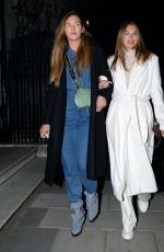 ARABELLA CHI and LORNA FLORENCE Night Out in London 04/14/22021