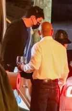 ARIANA GRANDE and Dalton Gomez Night Out in Los Angeles 04/15/2021