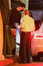 ARIANA GRANDE and Dalton Gomez Night Out in Los Angeles 04/15/2021