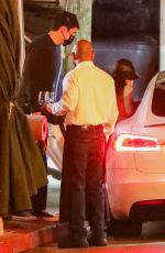 ARIANA GRANDE and Dalton Gomez Night Out in Los Angeles 04/15/2021