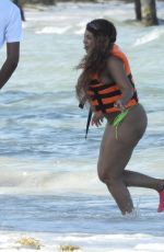 ASHANTI in Bikini at a Beach in Tulum 04/03/2021